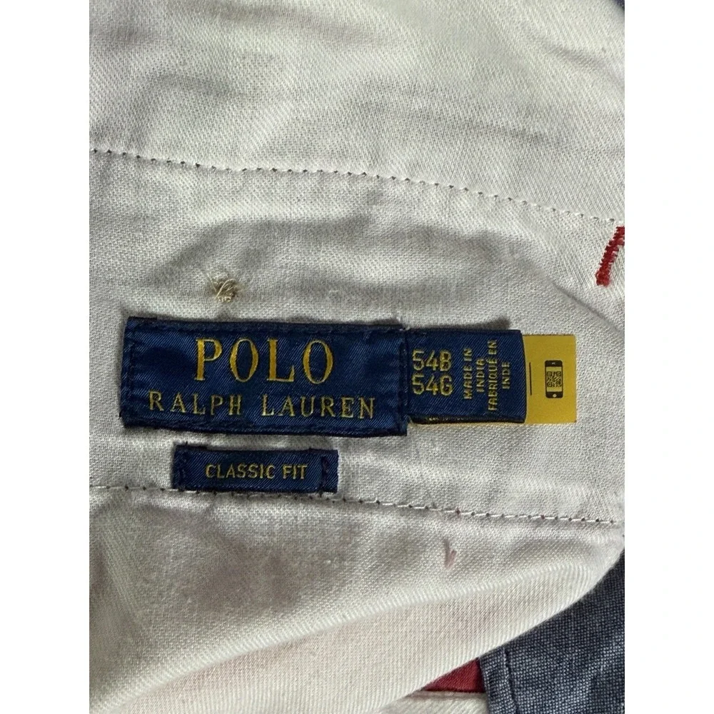 NWT Polo Ralph Lauren Men's 54B Classic Fit Big & Tall Chino Shorts Red 10